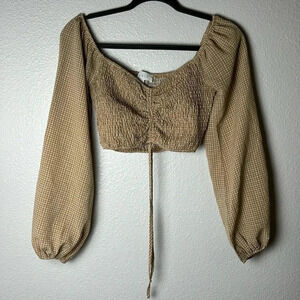 MABLE long sleeve crop top